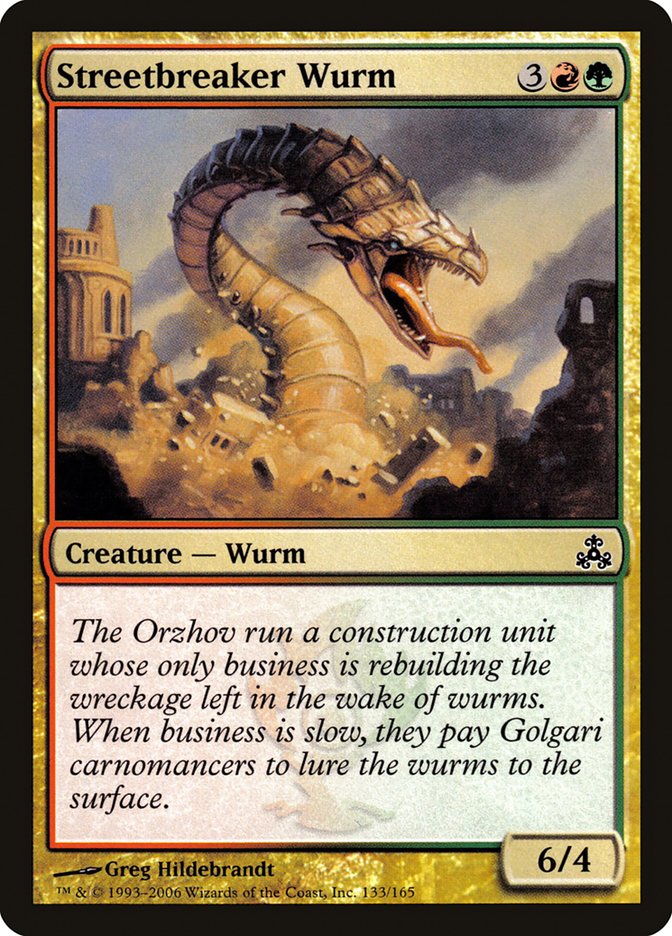 Streetbreaker Wurm [Guildpact] | Game Haven TX