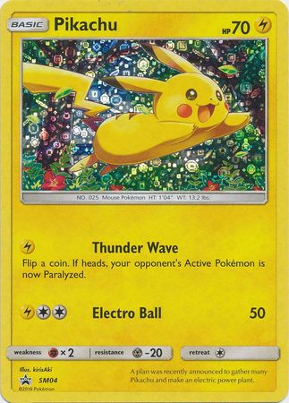 Pikachu (SM04) (General Mills Promo) [Sun & Moon: Black Star Promos] | Game Haven TX