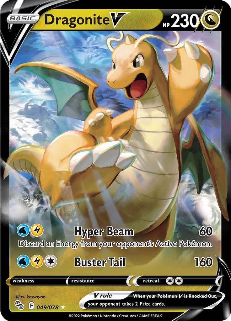 Dragonite V (049/078) [Pokémon GO] | Game Haven TX