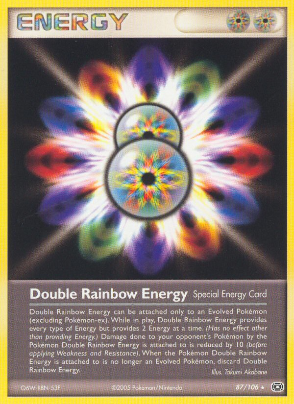 Double Rainbow Energy (87/106) [EX: Emerald] | Game Haven TX