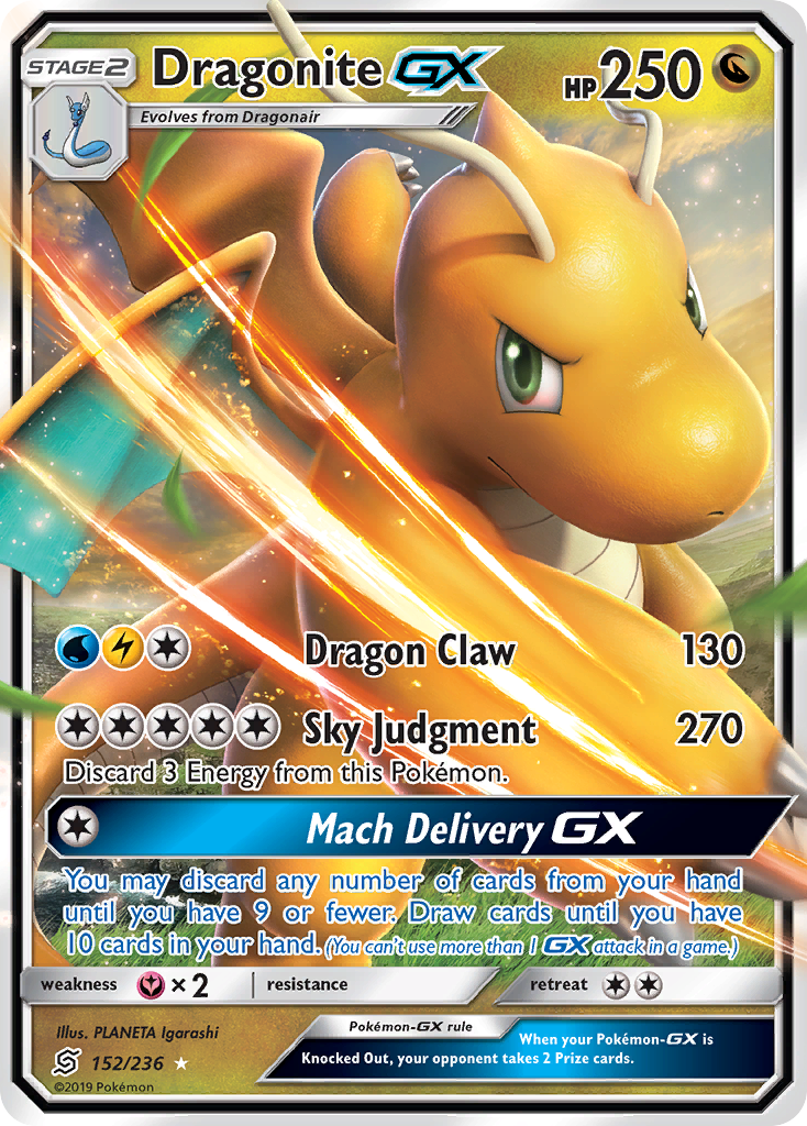 Dragonite GX (152/236) [Sun & Moon: Unified Minds] | Game Haven TX