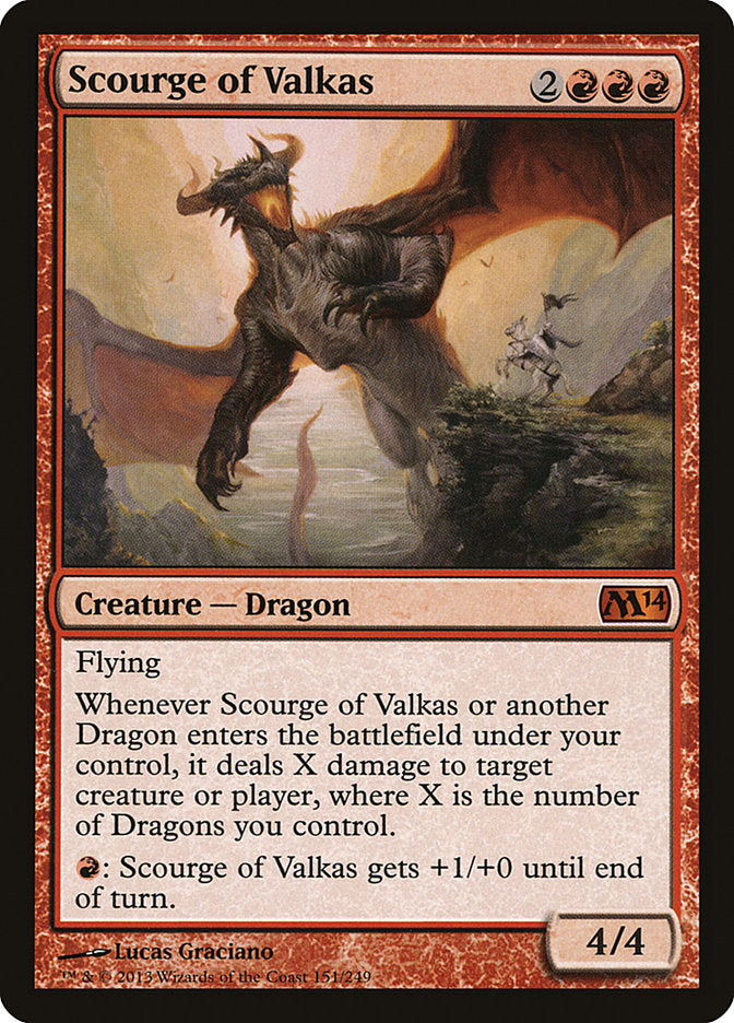 Scourge of Valkas [Magic 2014] | Game Haven TX