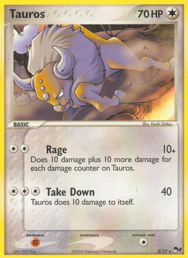 Tauros (5/17) [POP Series 2] | Game Haven TX