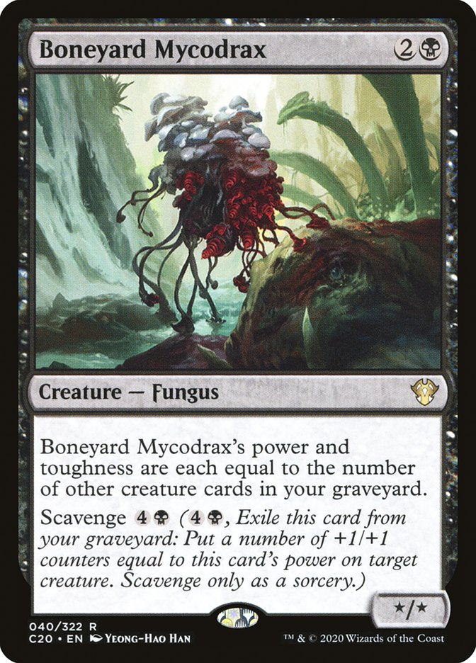 Boneyard Mycodrax [Commander 2020] | Game Haven TX