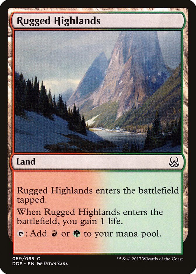 Rugged Highlands [Duel Decks: Mind vs. Might] | Game Haven TX