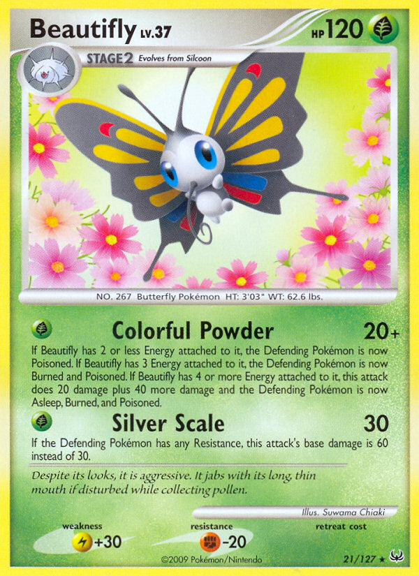 Beautifly (21/127) [Platinum: Base Set] | Game Haven TX