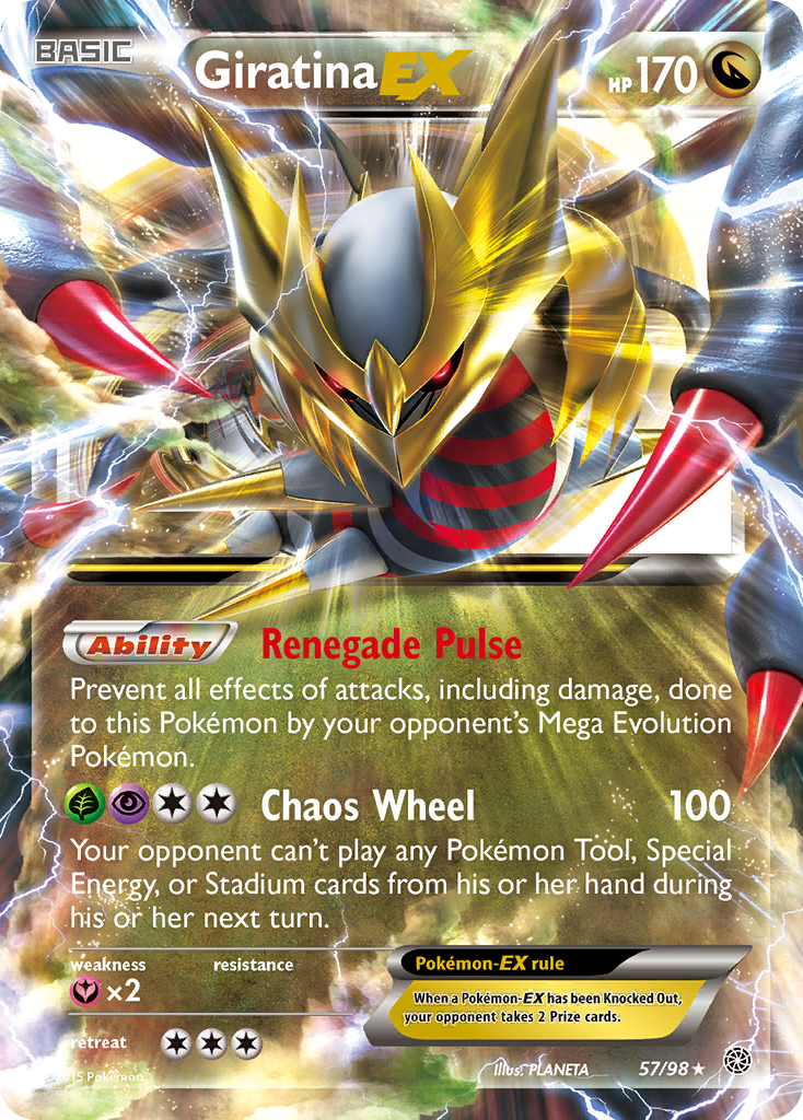 Giratina EX (57/98) [XY: Ancient Origins] | Game Haven TX