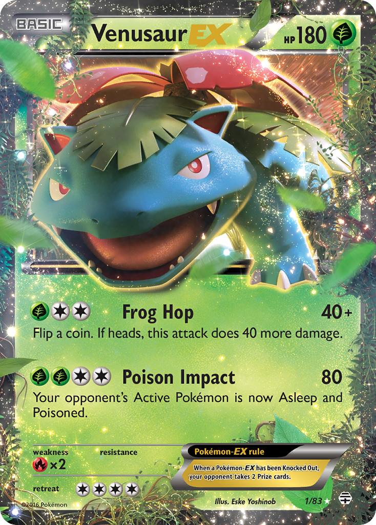 Venusaur EX (1/83) [XY: Generations] | Game Haven TX