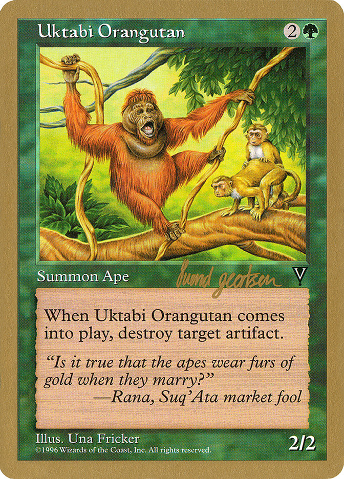 Uktabi Orangutan (Svend Geertsen) (SB) [World Championship Decks 1997] | Game Haven TX