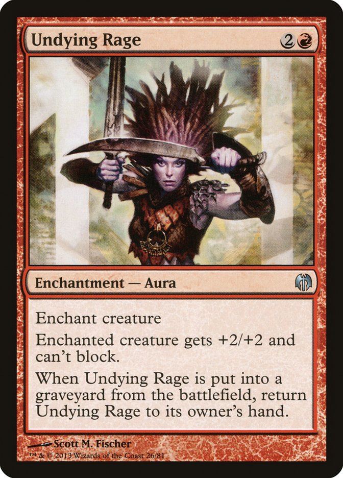 Undying Rage [Duel Decks: Heroes vs. Monsters] | Game Haven TX