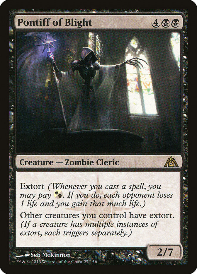 Pontiff of Blight [Dragon's Maze] | Game Haven TX