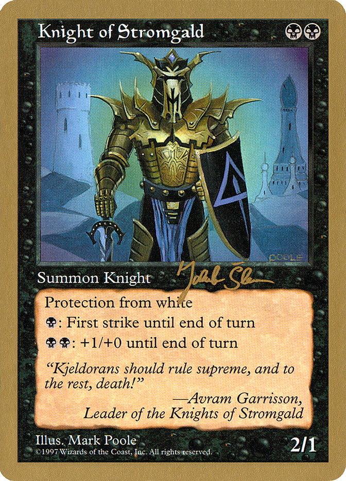Knight of Stromgald (Jakub Slemr) [World Championship Decks 1997] | Game Haven TX