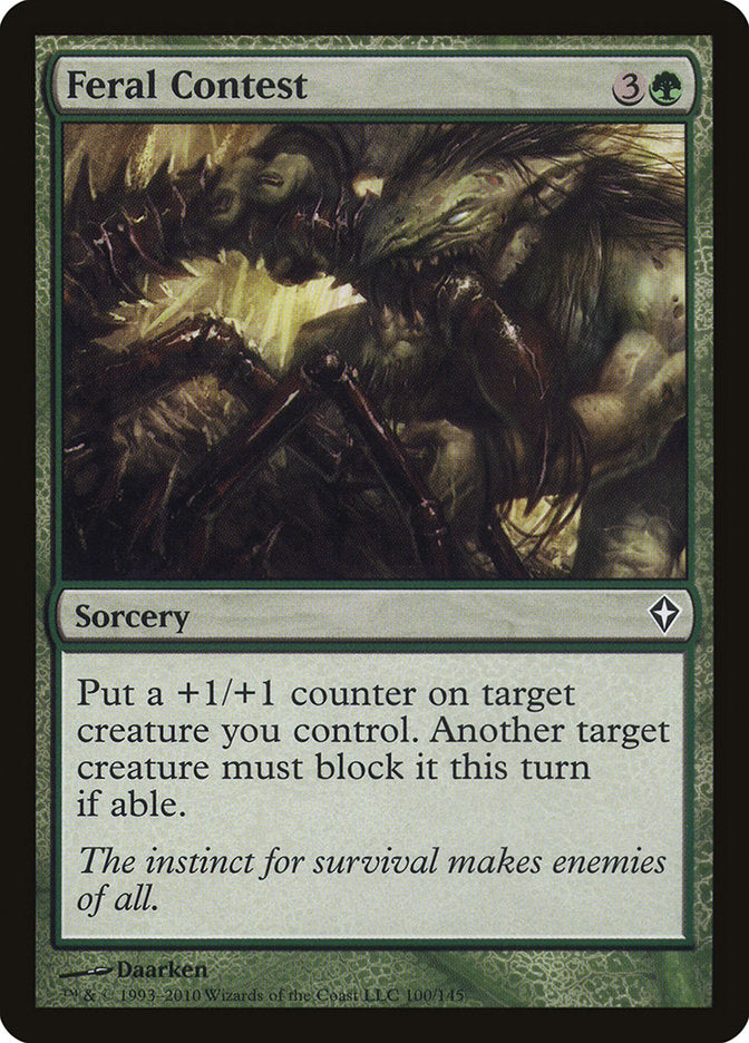 Feral Contest [Worldwake] | Game Haven TX