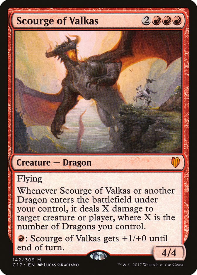 Scourge of Valkas [Commander 2017] | Game Haven TX