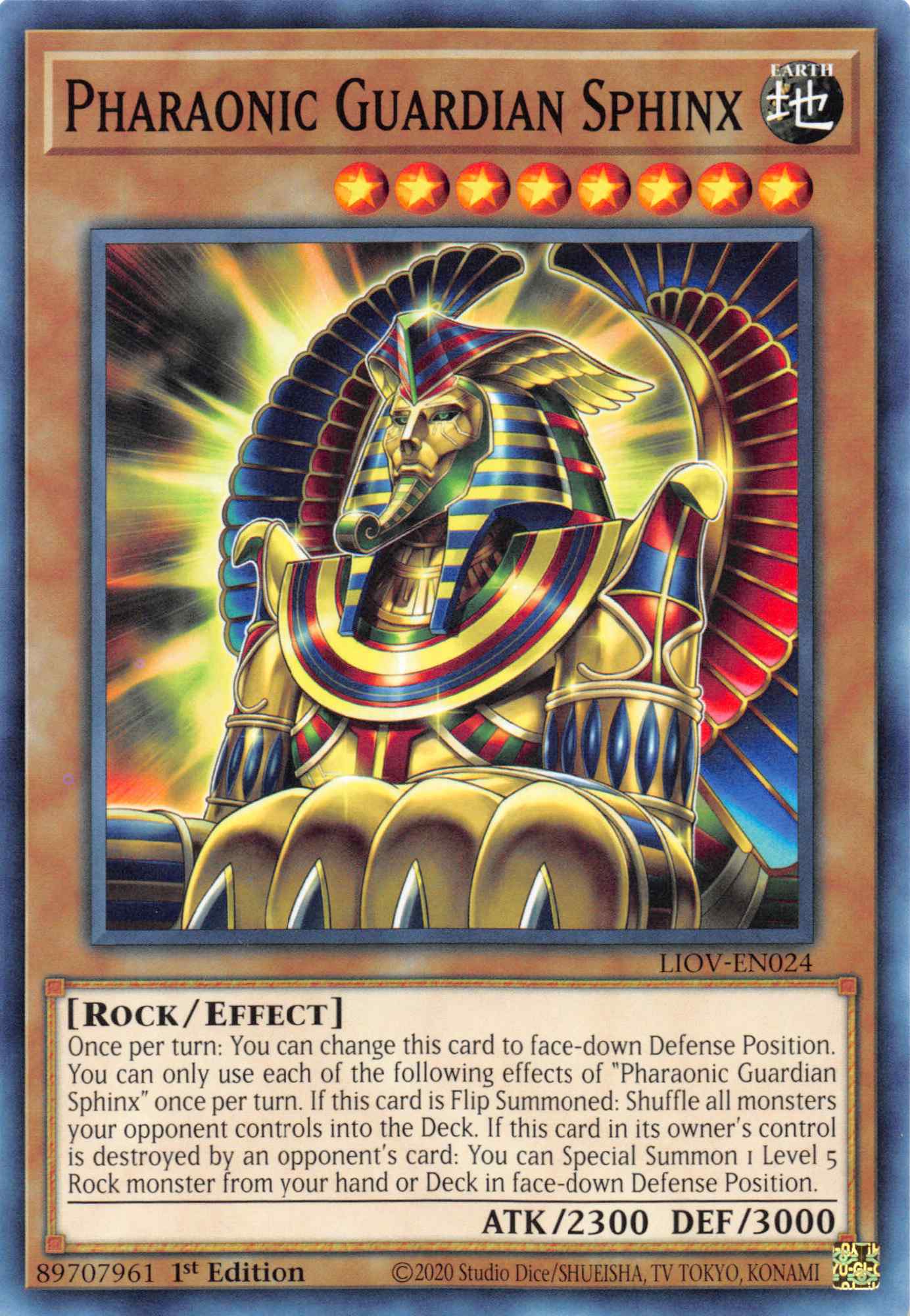 Pharaonic Guardian Sphinx [LIOV-EN024] Common | Game Haven TX
