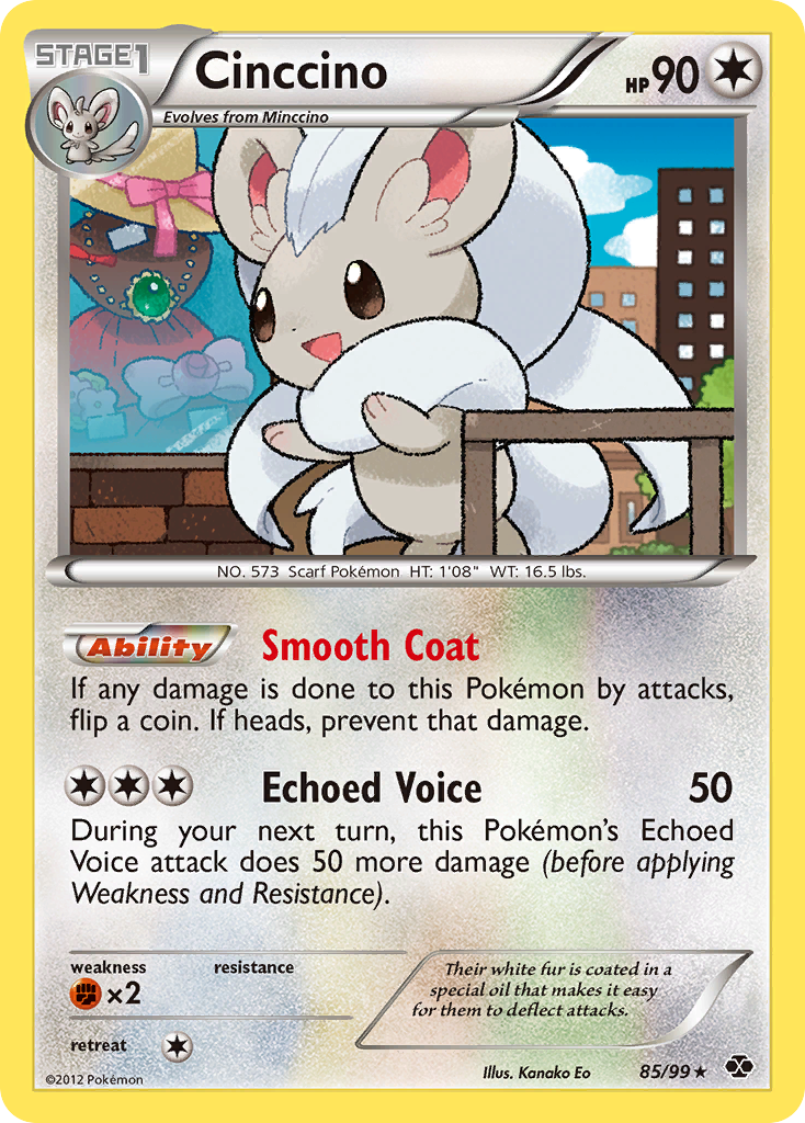 Cinccino (85/99) [Black & White: Next Destinies] | Game Haven TX