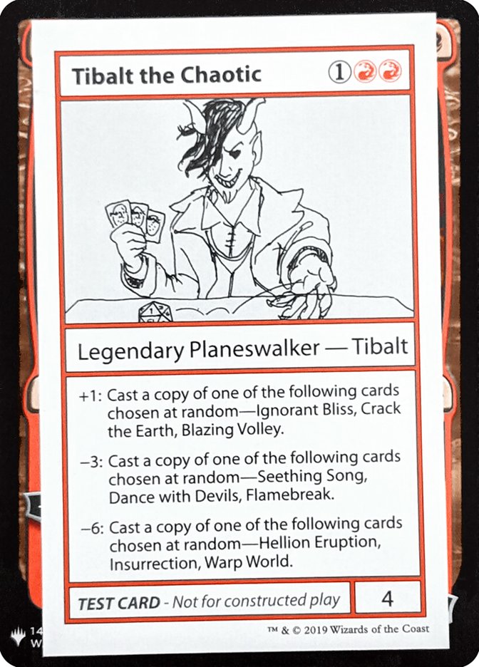 Tibalt the Chaotic [Mystery Booster Playtest Cards] | Game Haven TX