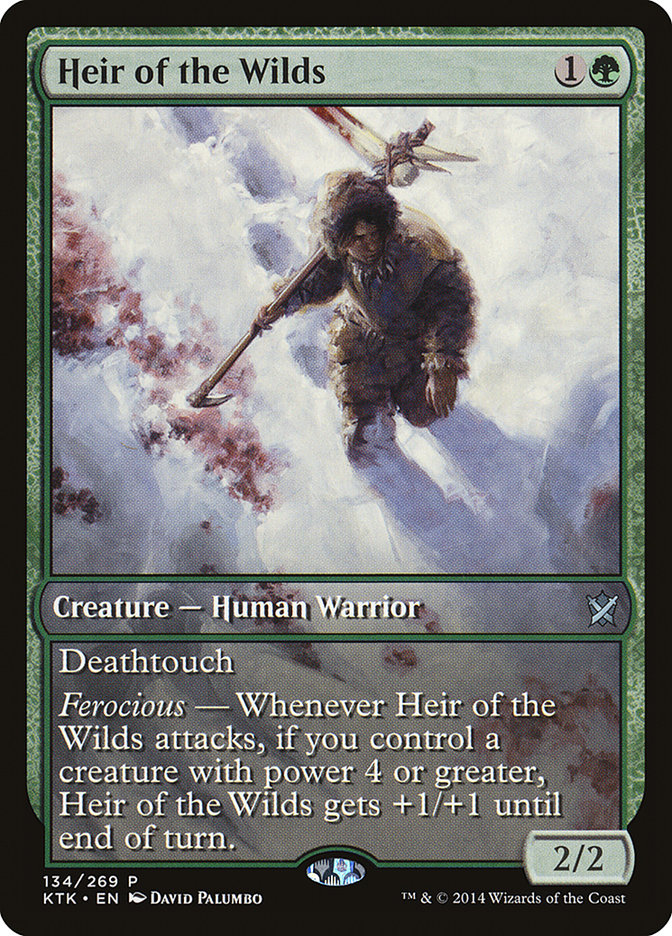 Heir of the Wilds [Khans of Tarkir Promos] | Game Haven TX