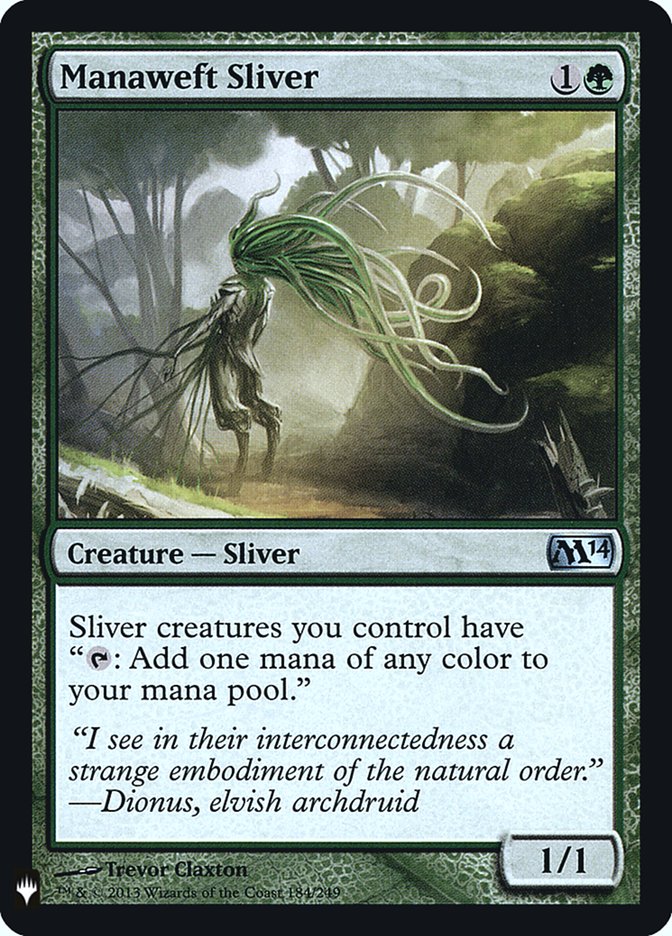 Manaweft Sliver [Mystery Booster] | Game Haven TX