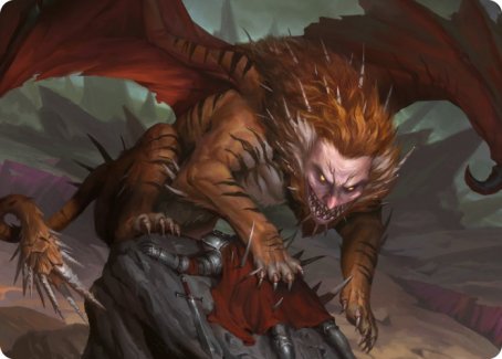 Manticore Art Card [Dungeons & Dragons: Adventures in the Forgotten Realms Art Series] | Game Haven TX