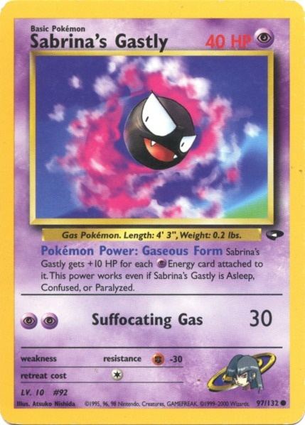 Sabrina's Gastly (97/132) [Gym Challenge Unlimited] | Game Haven TX