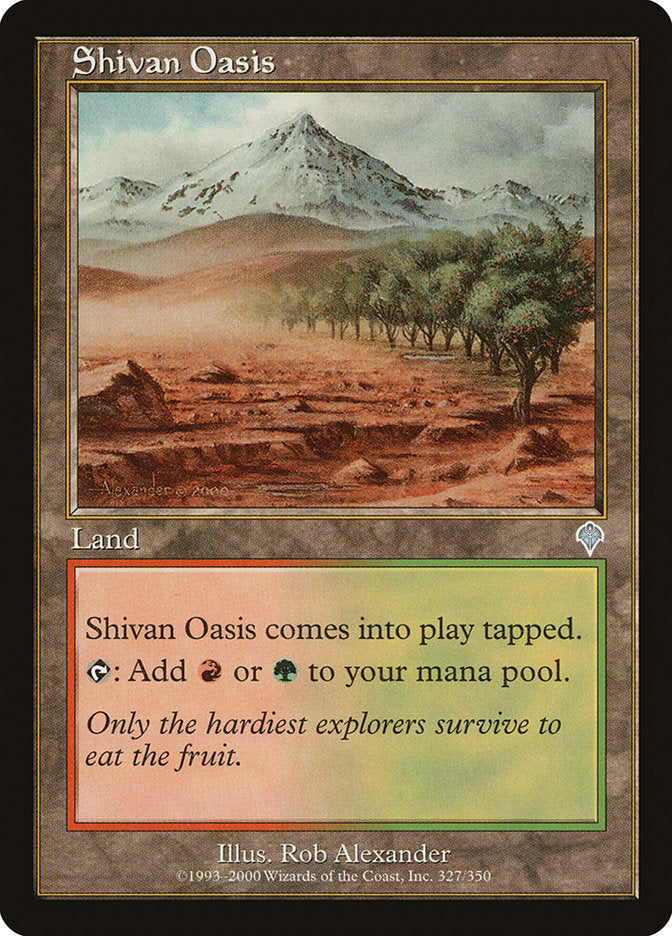 Shivan Oasis [Invasion] | Game Haven TX