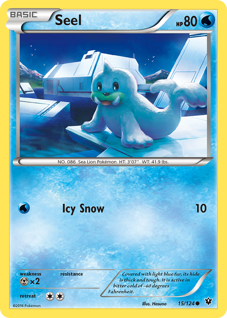 Seel (15/124) [XY: Fates Collide] | Game Haven TX