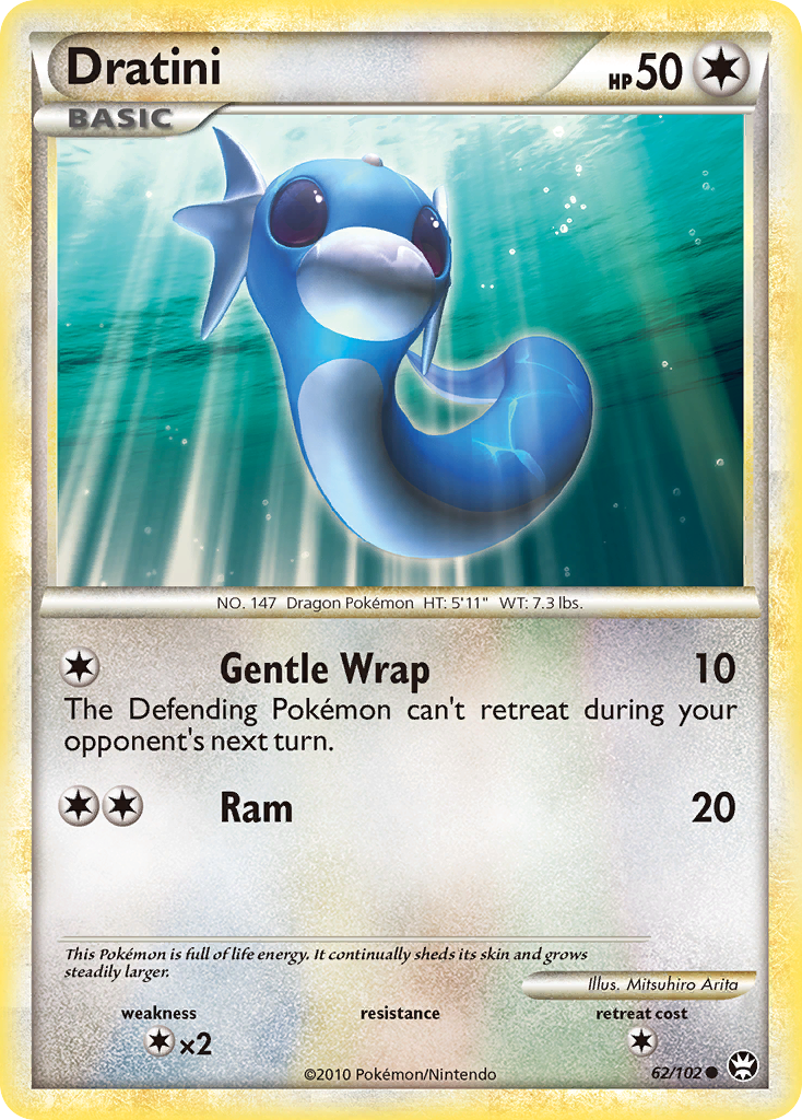 Dratini (62/102) [HeartGold & SoulSilver: Triumphant] | Game Haven TX