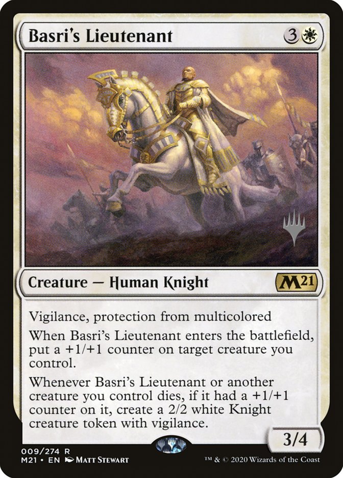 Basri's Lieutenant (Promo Pack) [Core Set 2021 Promos] | Game Haven TX
