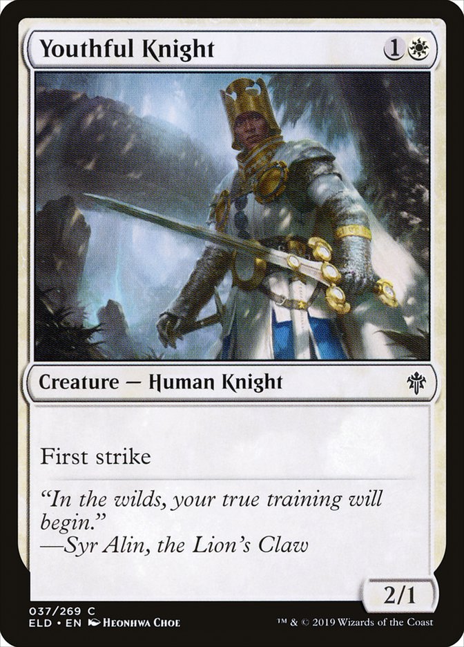 Youthful Knight [Throne of Eldraine] | Game Haven TX