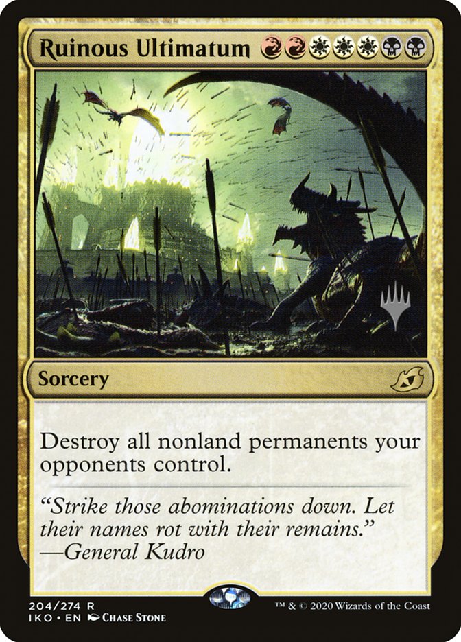 Ruinous Ultimatum (Promo Pack) [Ikoria: Lair of Behemoths Promos] | Game Haven TX