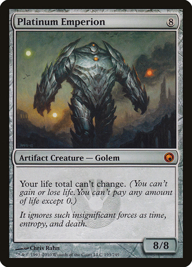 Platinum Emperion [Scars of Mirrodin] | Game Haven TX
