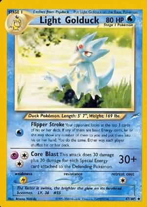 Light Golduck (47/105) [Neo Destiny Unlimited] | Game Haven TX