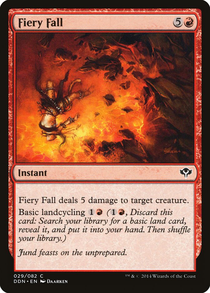 Fiery Fall [Duel Decks: Speed vs. Cunning] | Game Haven TX