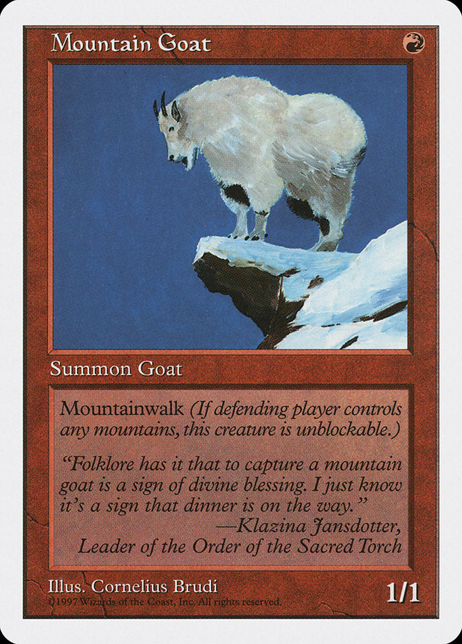 Mountain Goat [Fifth Edition] | Game Haven TX