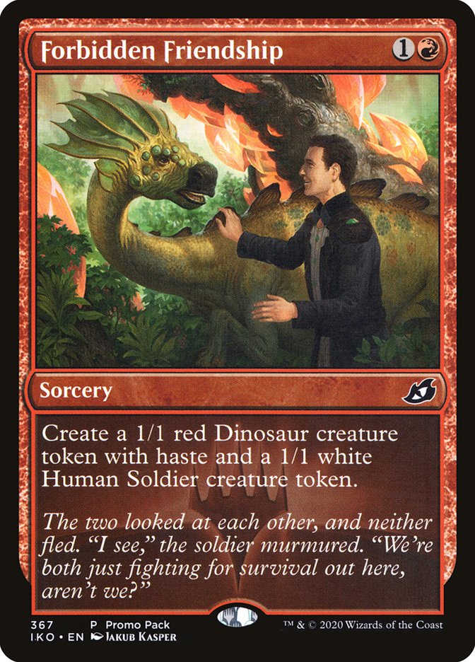 Forbidden Friendship (Promo Pack) [Ikoria: Lair of Behemoths Promos] | Game Haven TX
