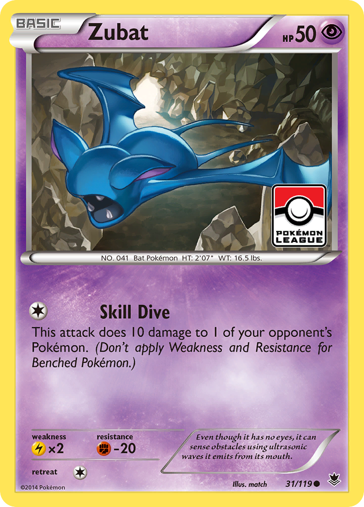 Zubat (31/119) [XY: Phantom Forces] | Game Haven TX