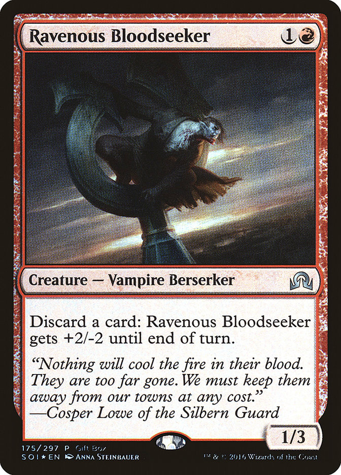 Ravenous Bloodseeker (Gift Box) [Shadows over Innistrad Promos] | Game Haven TX