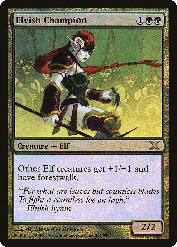 Elvish Champion (Premium Foil) [Tenth Edition] | Game Haven TX