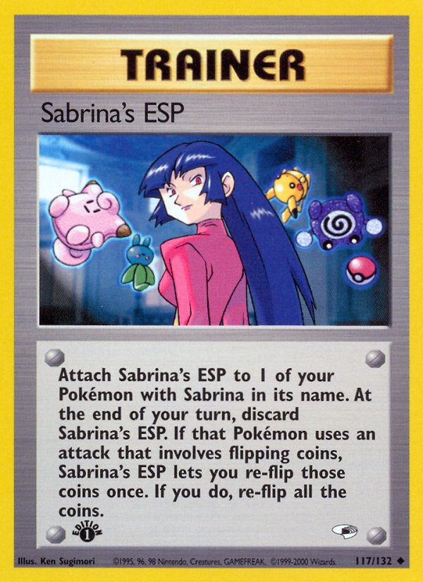 Sabrina's ESP (117/132) [Gym Heroes 1st Edition] | Game Haven TX