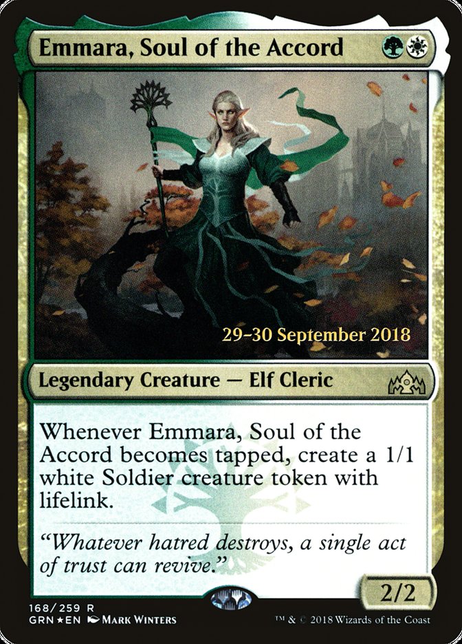 Emmara, Soul of the Accord [Guilds of Ravnica Promos] | Game Haven TX