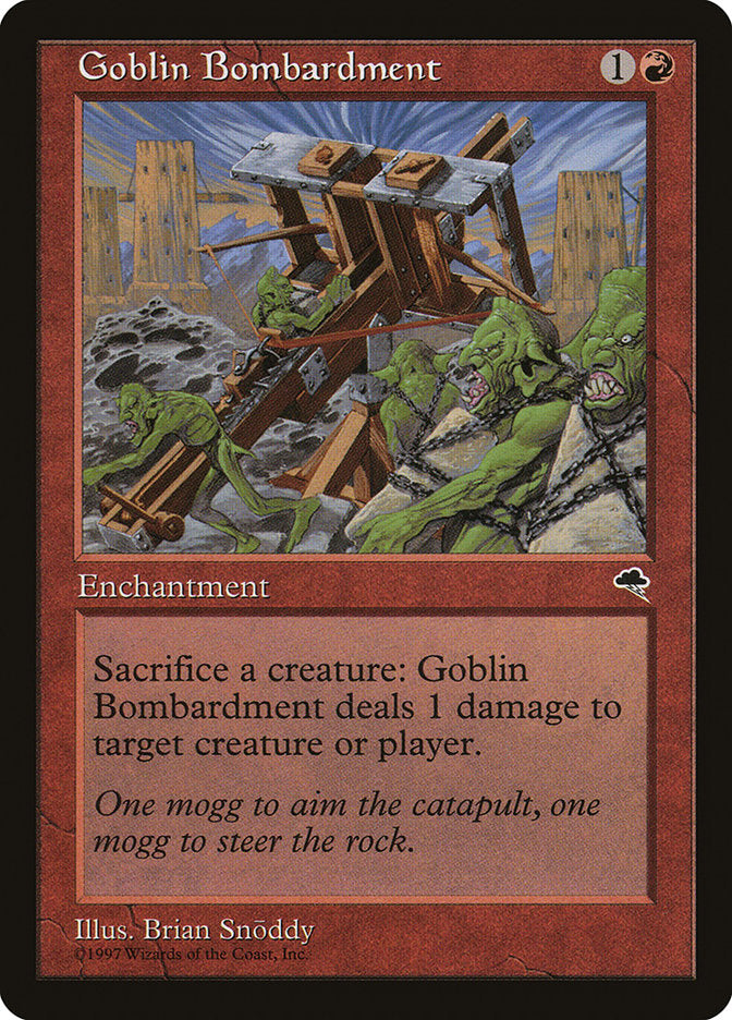 Goblin Bombardment [Tempest] | Game Haven TX