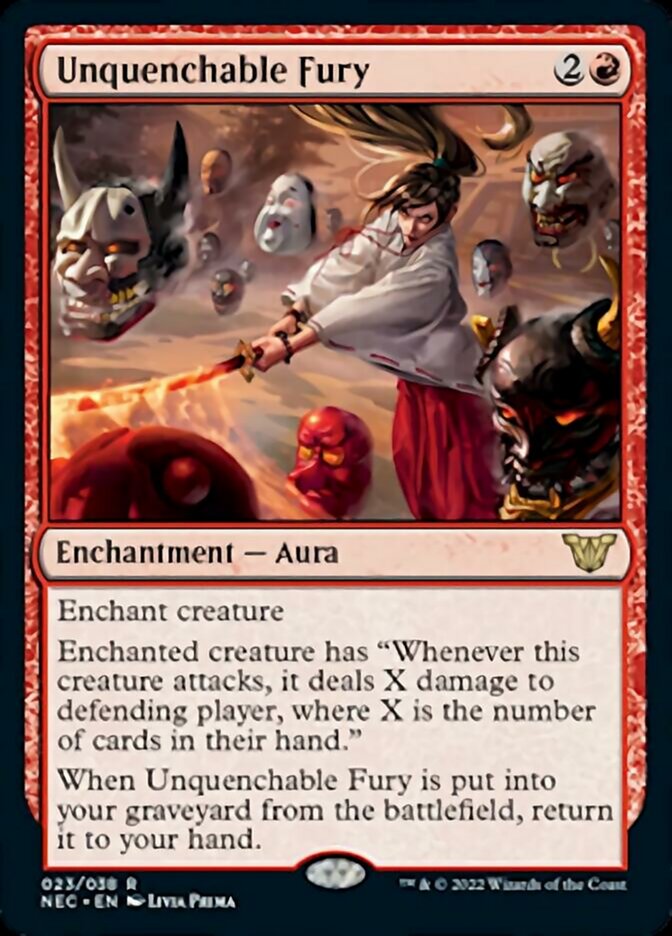 Unquenchable Fury [Kamigawa: Neon Dynasty Commander] | Game Haven TX