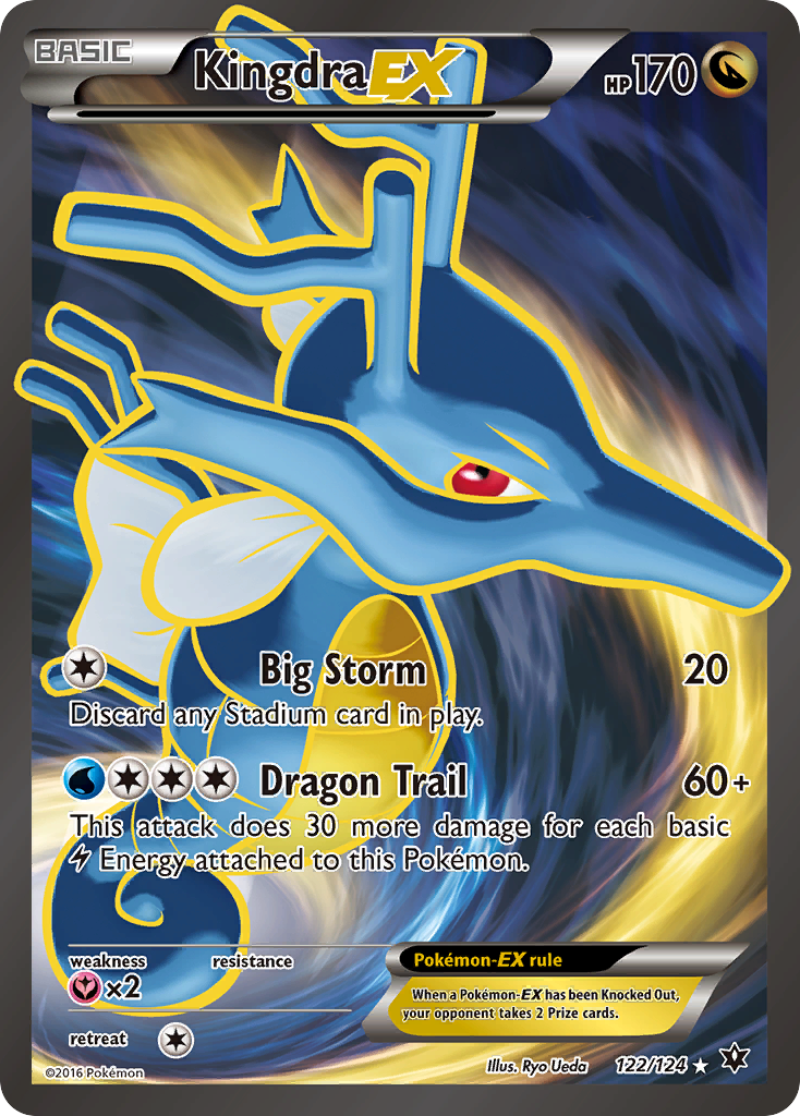 Kingdra EX (122/124) [XY: Fates Collide] | Game Haven TX