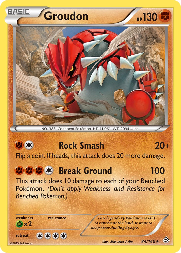 Groudon (84/160) (Theme Deck Exclusive) [XY: Primal Clash] | Game Haven TX