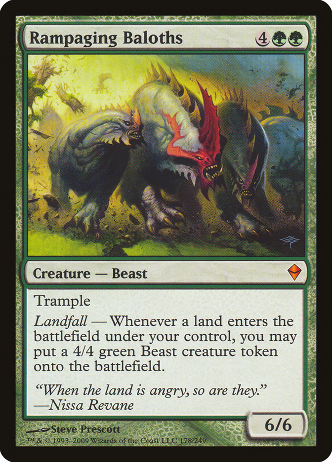 Rampaging Baloths [Zendikar] | Game Haven TX