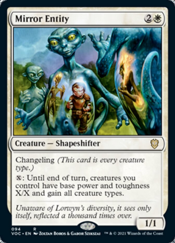 Mirror Entity [Innistrad: Crimson Vow Commander] | Game Haven TX