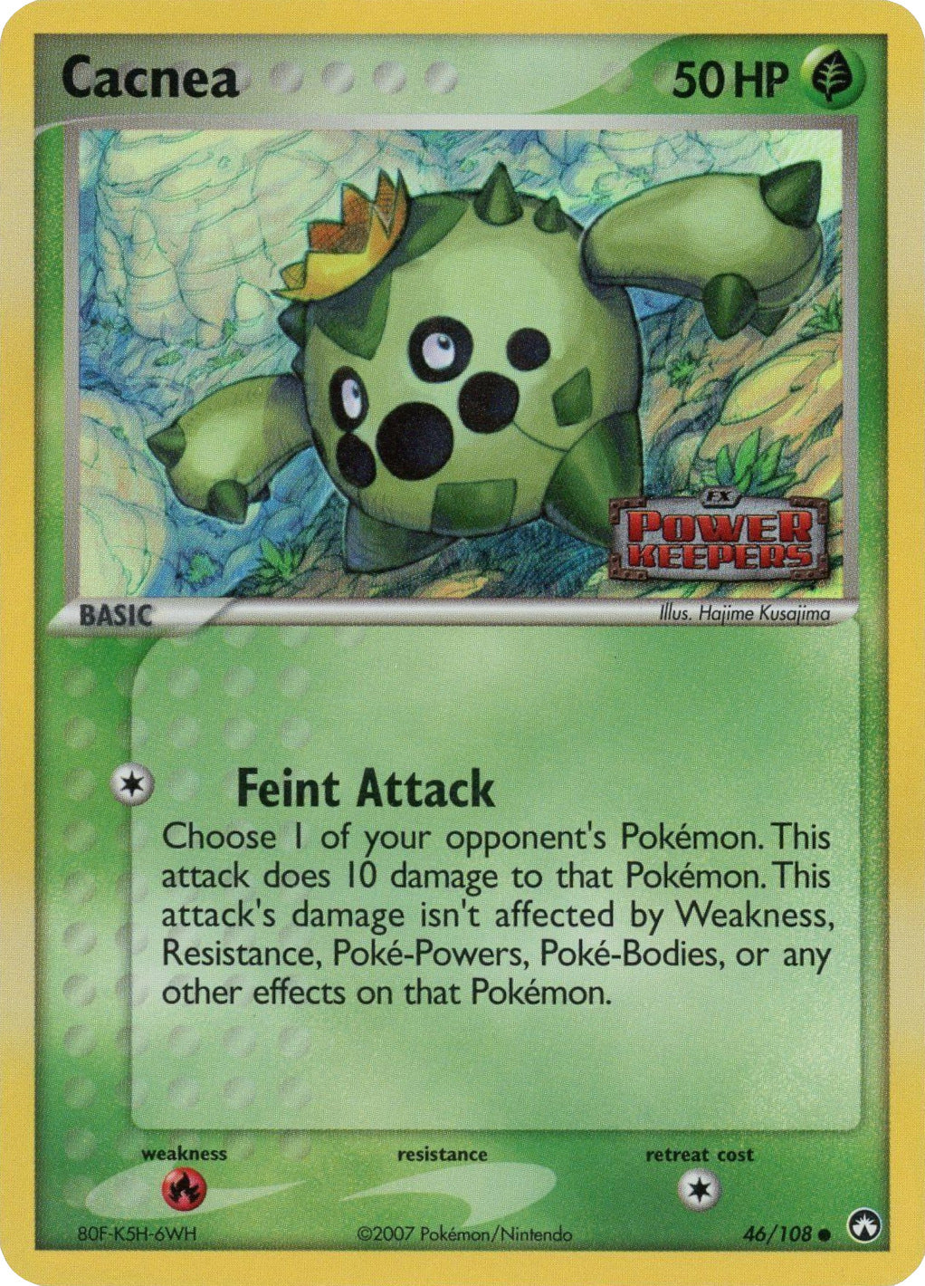 Cacnea (46/108) (Stamped) [EX: Power Keepers] | Game Haven TX