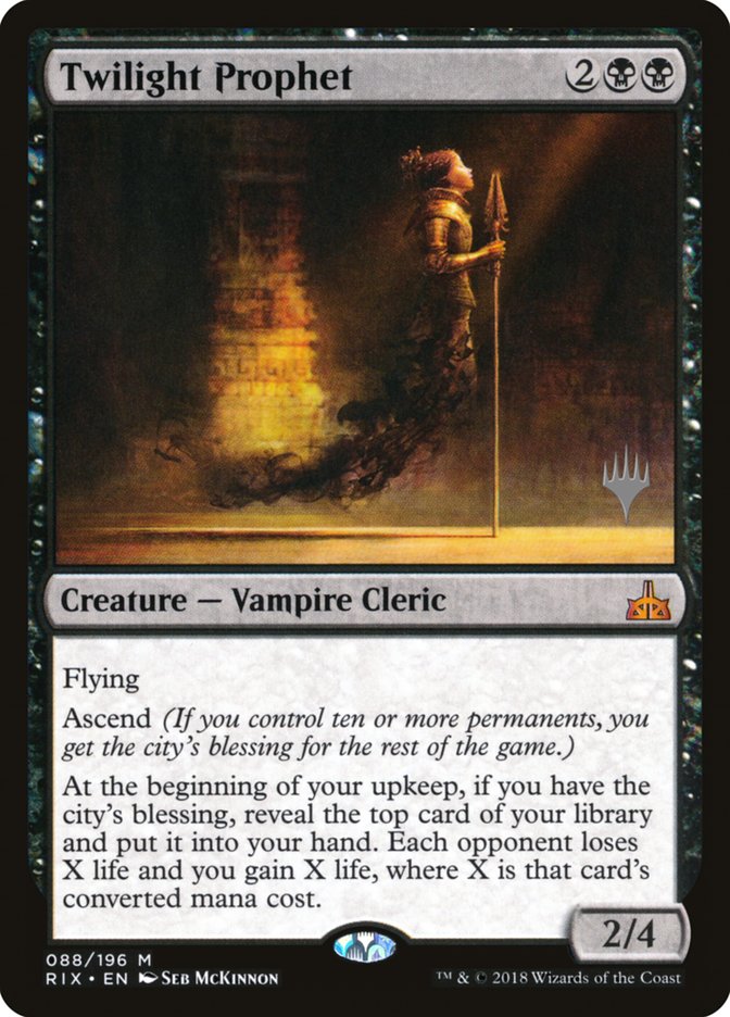 Twilight Prophet [Rivals of Ixalan Promos] | Game Haven TX