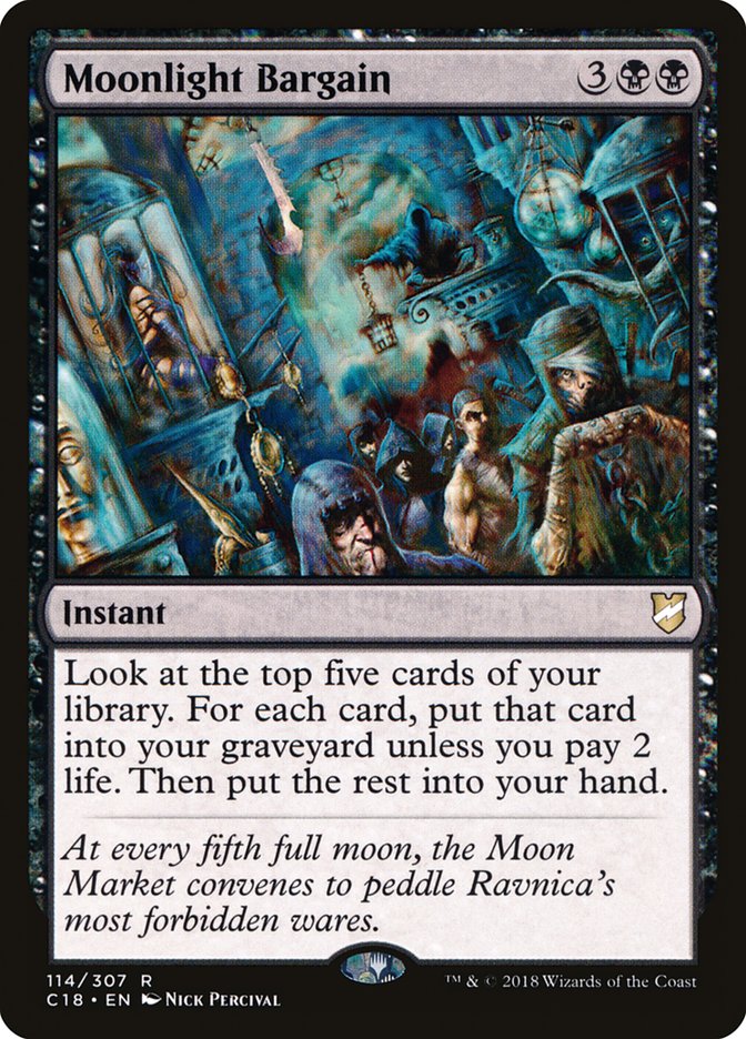 Moonlight Bargain [Commander 2018] | Game Haven TX